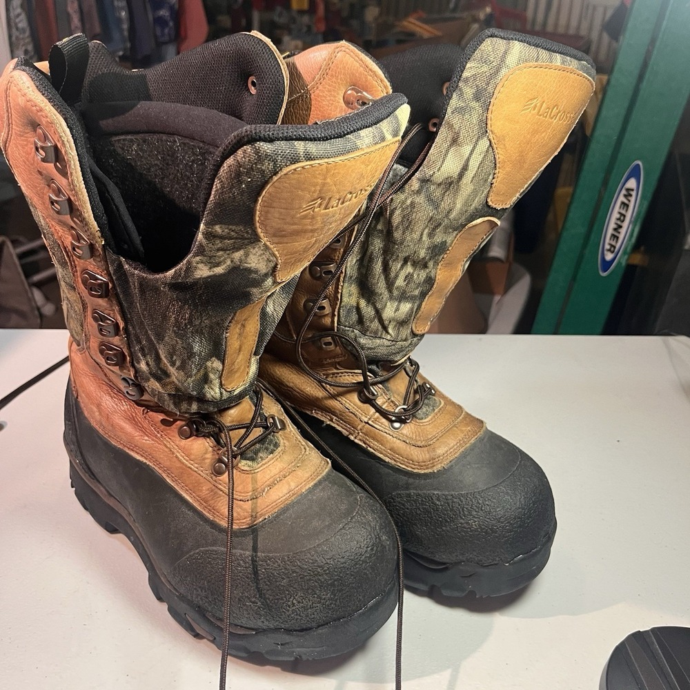 LACROSSE 600007 - 14" EXTREME PFT 1000GM -150 MOSSY OAK BREAK-UP‎ BOOTS 7M